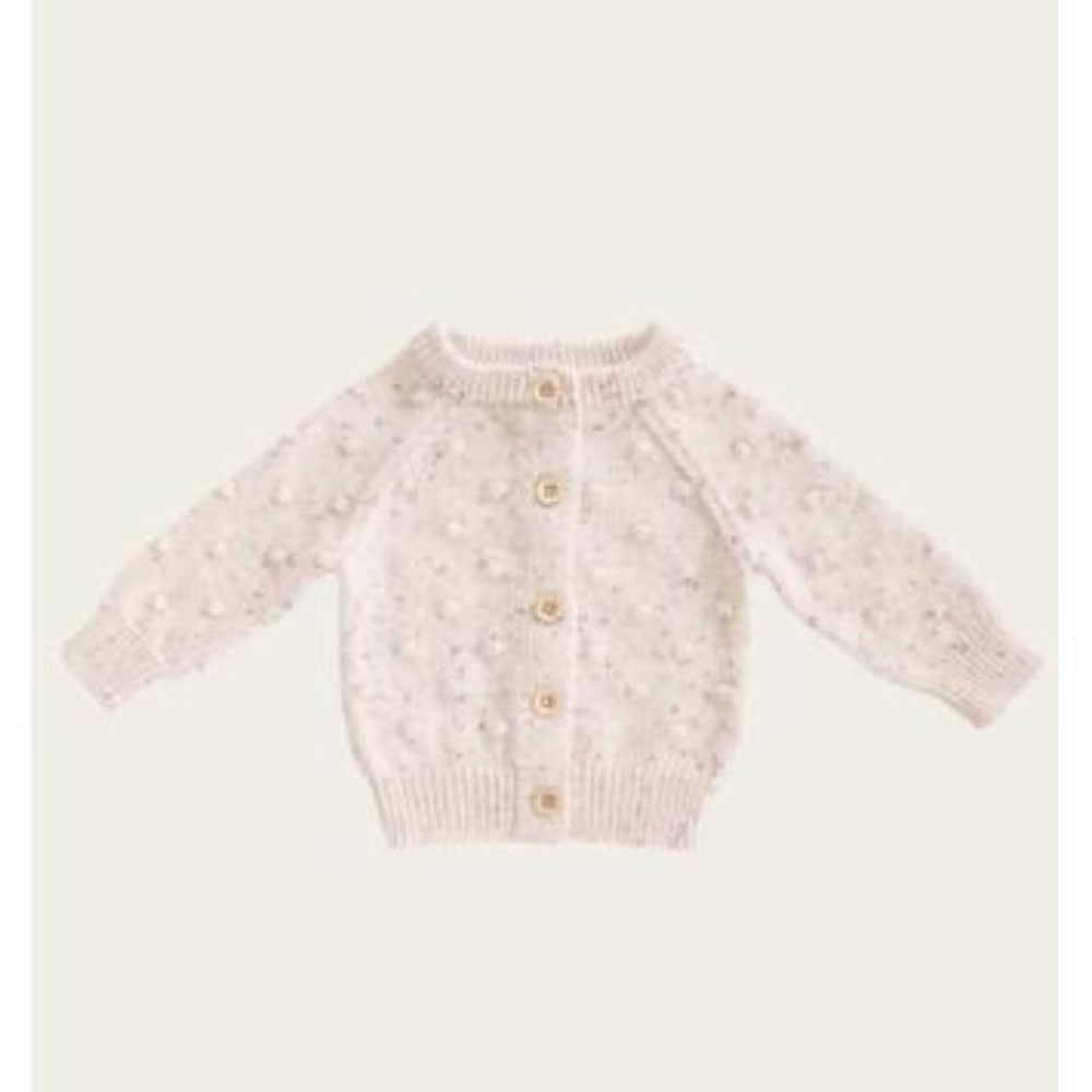 Jamie Kay Dotty Cardigan in Raspberry Fleck size 7 - Picture 1 of 2